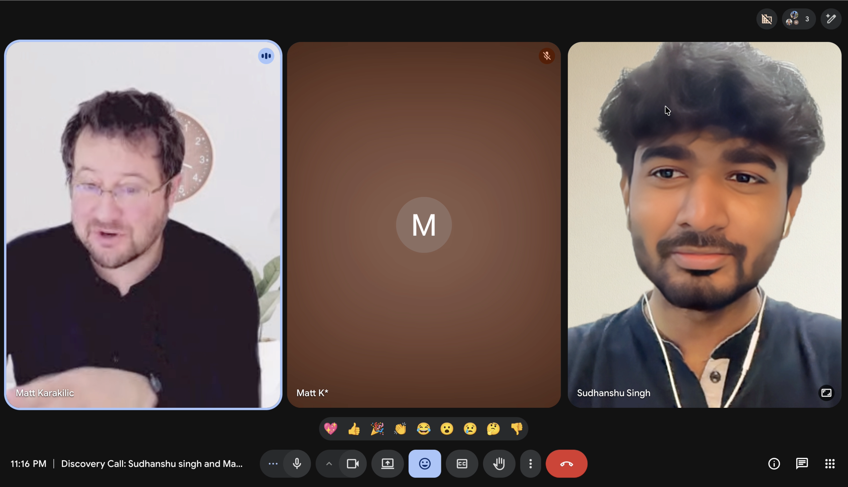 Waysorted user interview session