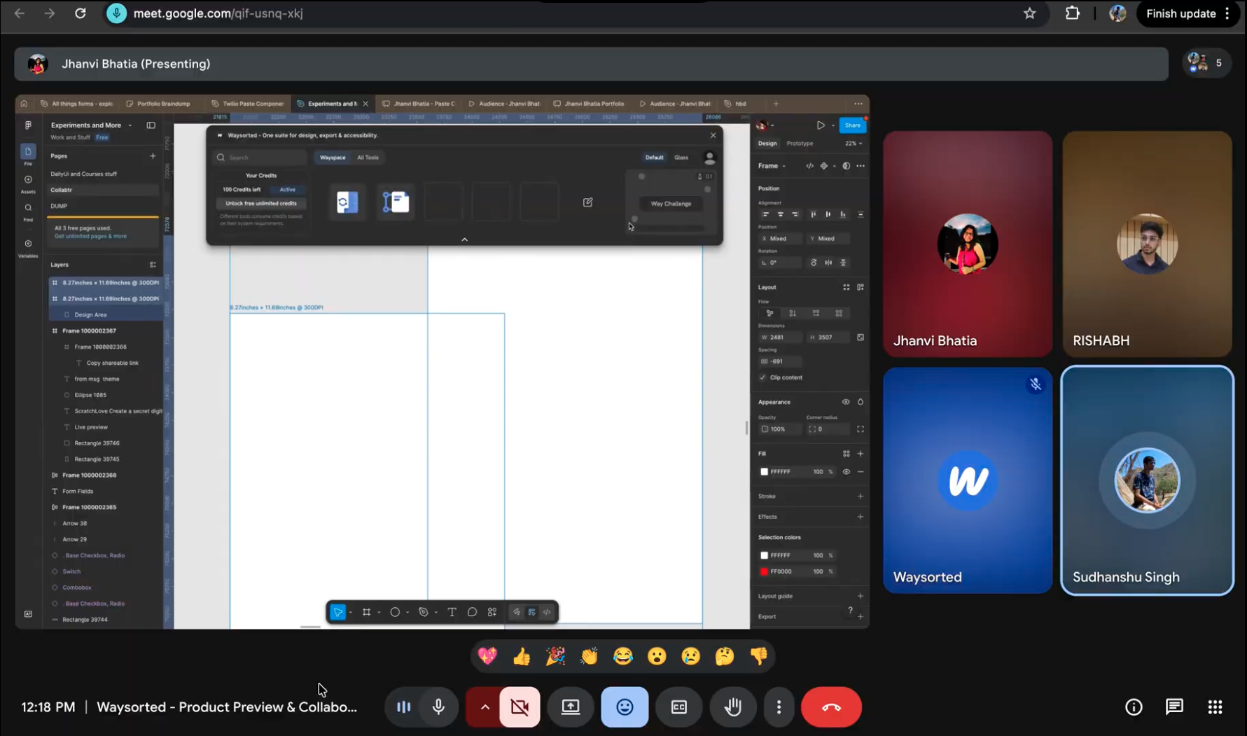 Waysorted user interview session