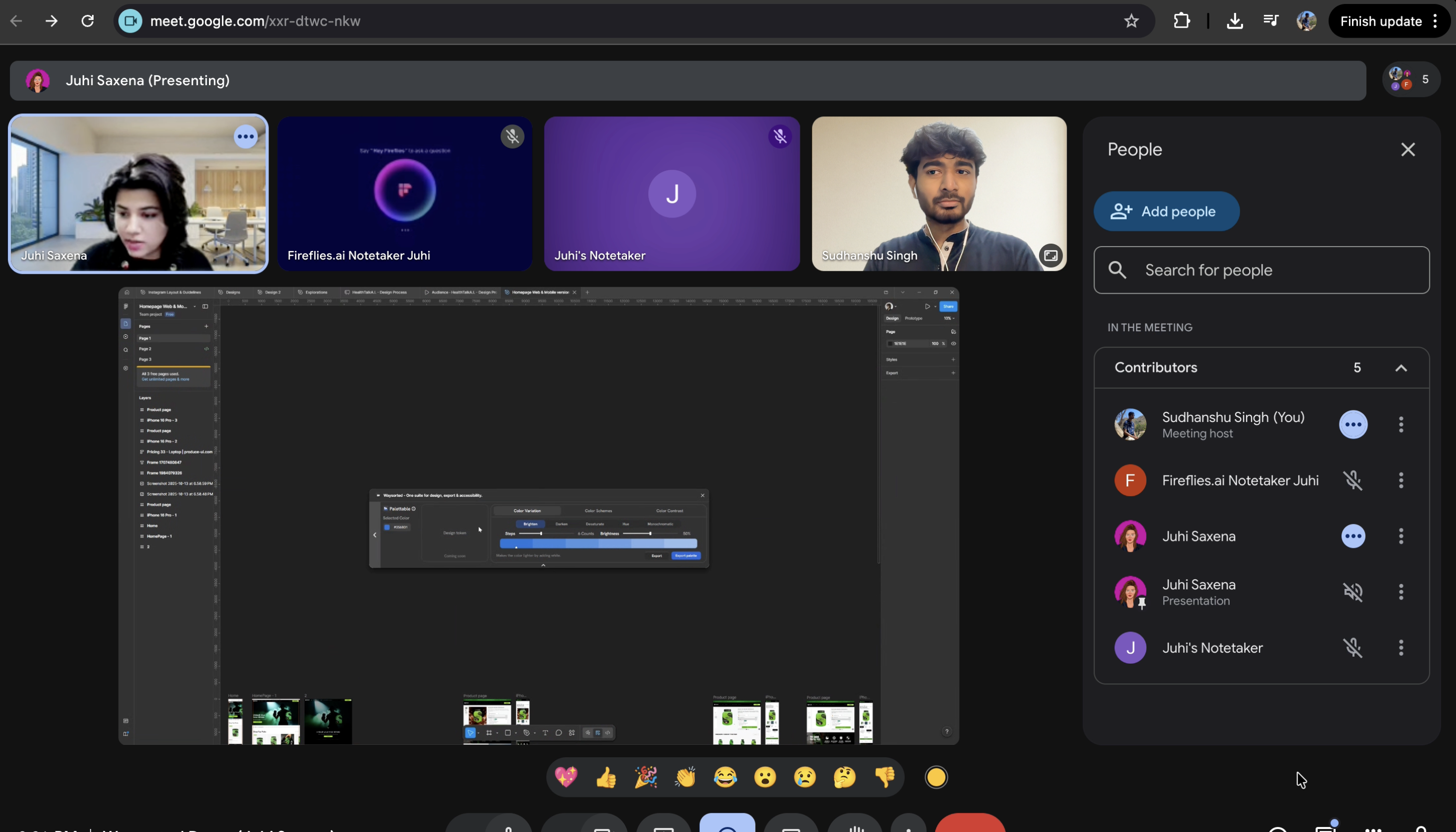 Waysorted user interview session
