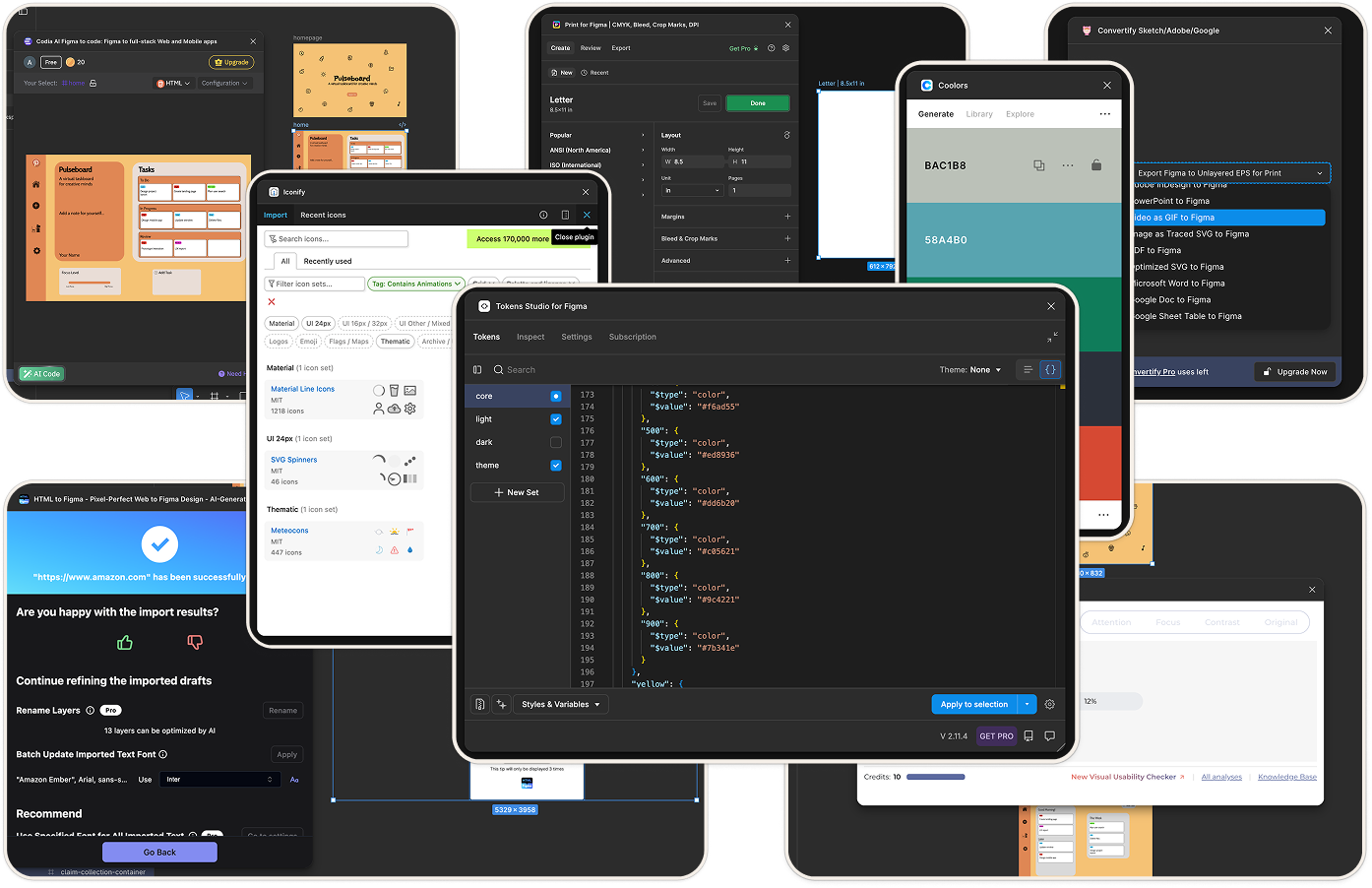 The chaos of switching between separate design tools